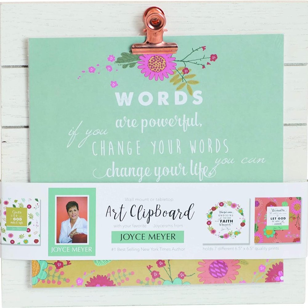 COPY - Clipboard 'Words are Powerful..." by Joyce Meyer Art